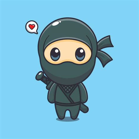 ninja cartoon|cute cartoon ninja.